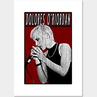 Retro Vintage Dolores O'Riordan Posters and Art